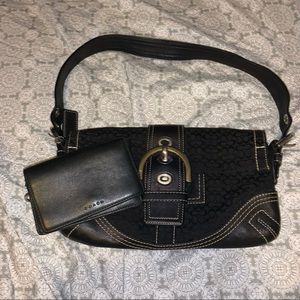 Coach purse with wallet